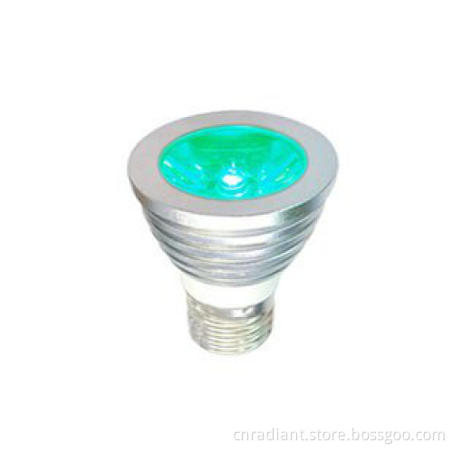 E27 RGB LED spotlight and 16 multi-color with remote control